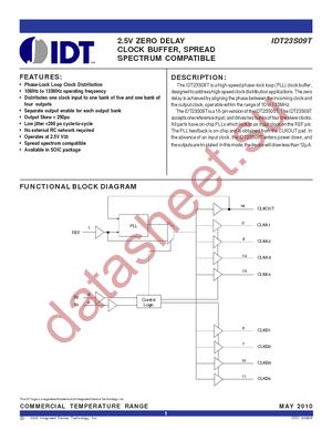 IDT23S09T-1DC datasheet  
